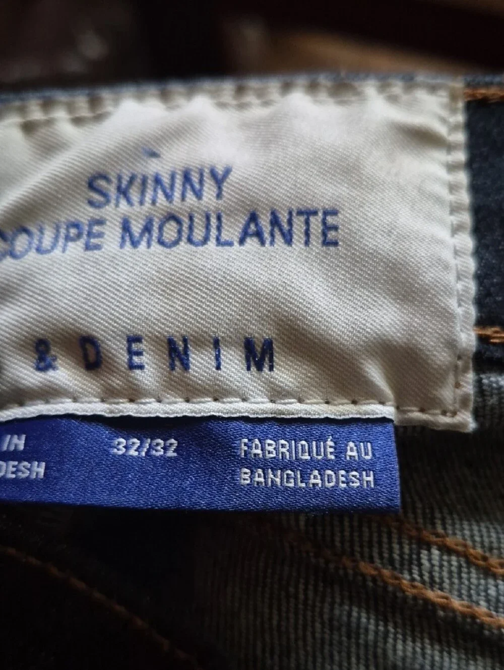 H&M Men's Slim Jeans in Dark Indigo